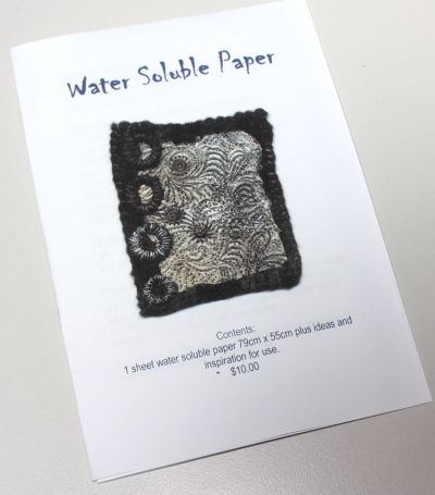 Water Soluble Paper Intro Pack